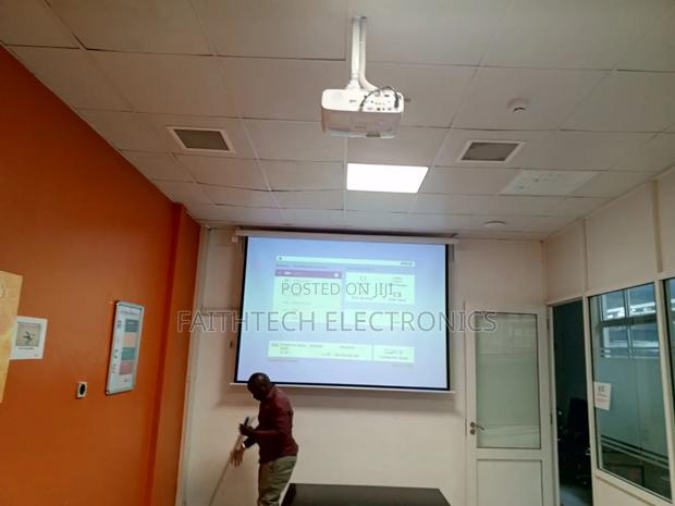 “Electric Screen for Projectors – 180cm by 180 Cm
