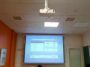 Electric Projector Screen for Sale – High Quality” 84" by 84"