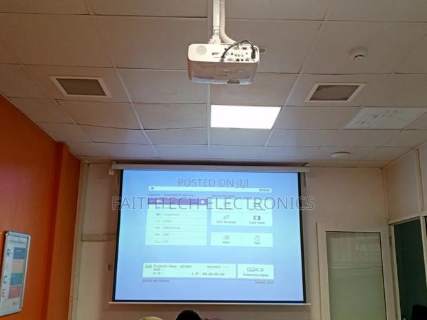 Electric Projector Screen for Sale – High Quality” 84" by 84"