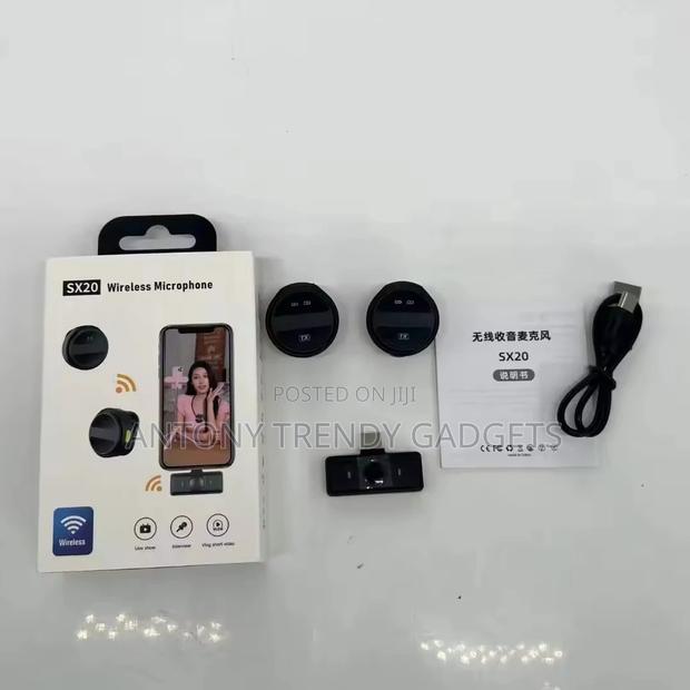 Sx20 Rechargeable Lavalier Mic With 20m Range & Clear Audio - main view