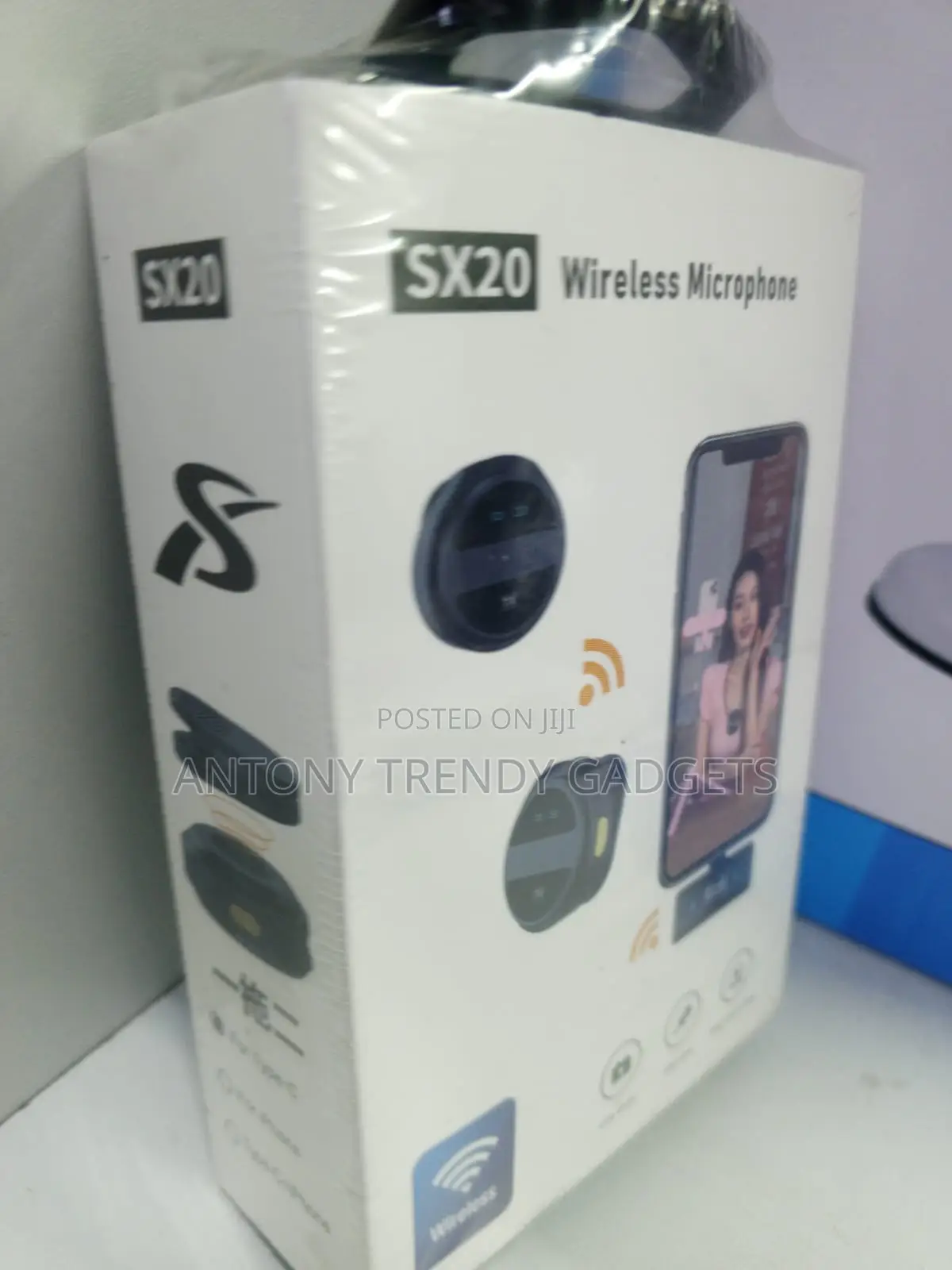 Sx20 Wireless Lapel Mic 2.4g Noise Reduction For Creators