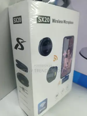 Sx20 Wireless Lapel Mic 2.4g Noise Reduction For Creators
