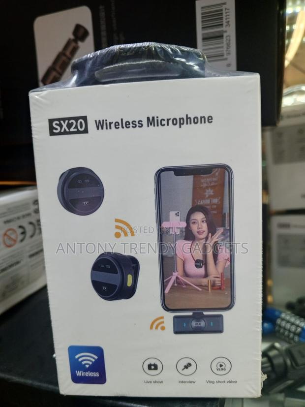 Sx20 Wireless Mic With 20m Range For Phones And Cameras - thumbnail 2