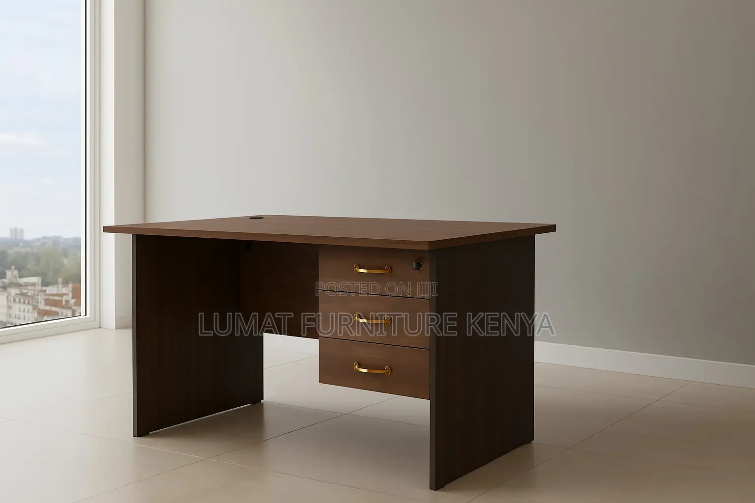 3 Drawer Home Study Desk