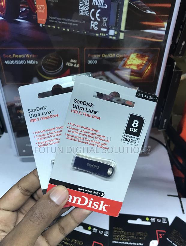 Sandisk Ultra Luxe 8gb Usb 3.0 - Reliable Fast