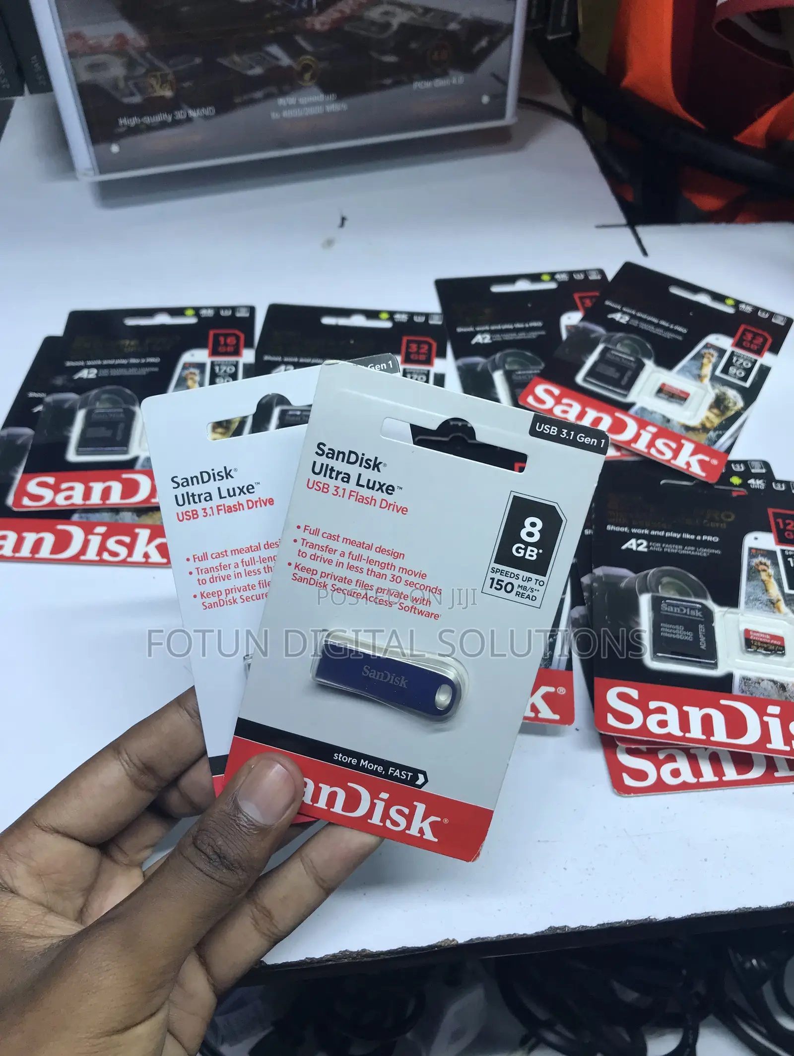 Secure Flash Drive 8gb - Sandisk Ultra Luxe With Encryption