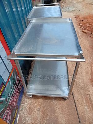 Food Trolley Custom Made, Stainless Steel Material - thumbnail 2