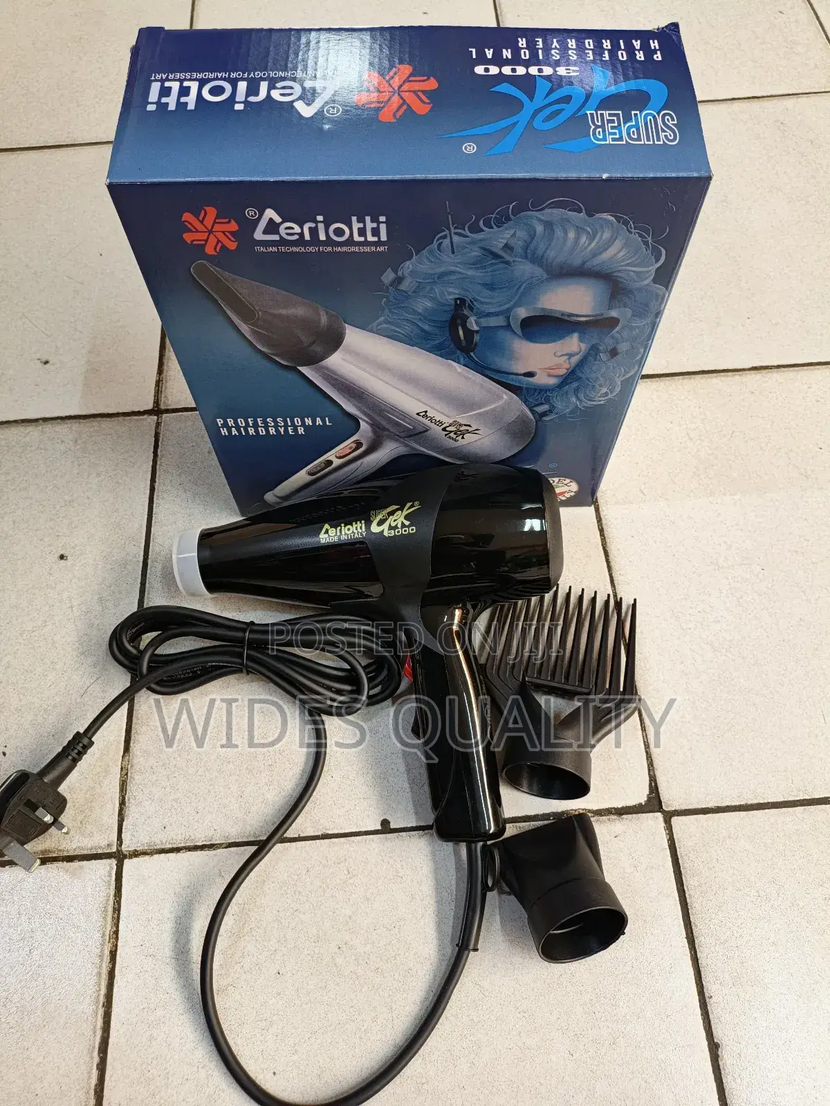 Ceriotti Super Gek 3000 Professional Hair Dryer.