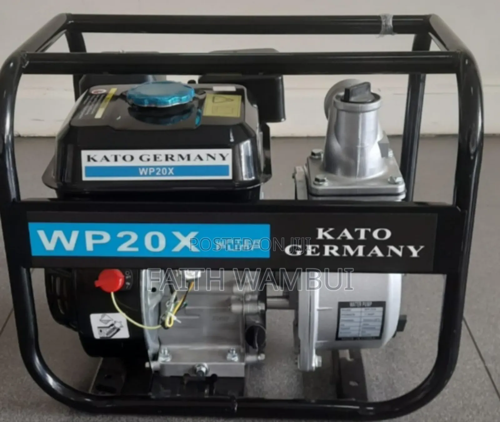 2 Inch Wp20x Kato Germany Water Pump Machine