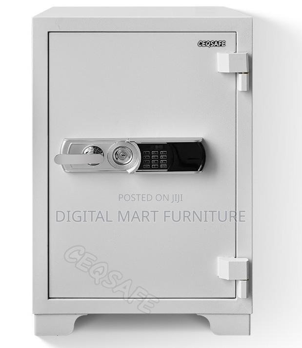 Digital White Keyed Safe Box - thumbnail 2