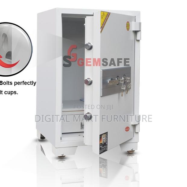 Digital White Keyed Safe Box - thumbnail 7