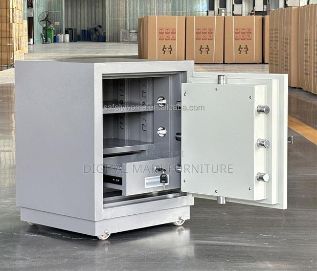 Digital White Keyed Safe Box - thumbnail 15