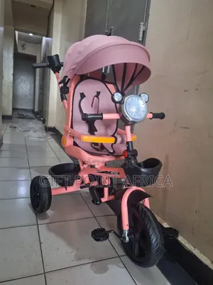 4 In1 Baby Stroller Bike Rubber Tire Stroller Rotateable Stroller Baby