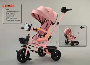 4 In1 Baby Stroller Bike Rubber Tire Stroller Rotateable Stroller Baby
