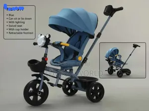 4 I 1 Blue Baby Stroller