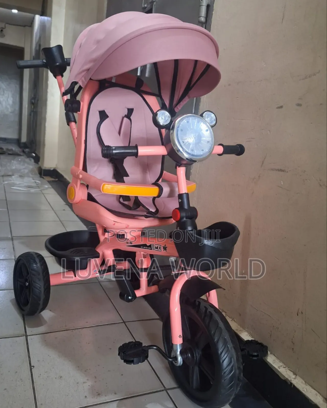 Pink Baby Stroller