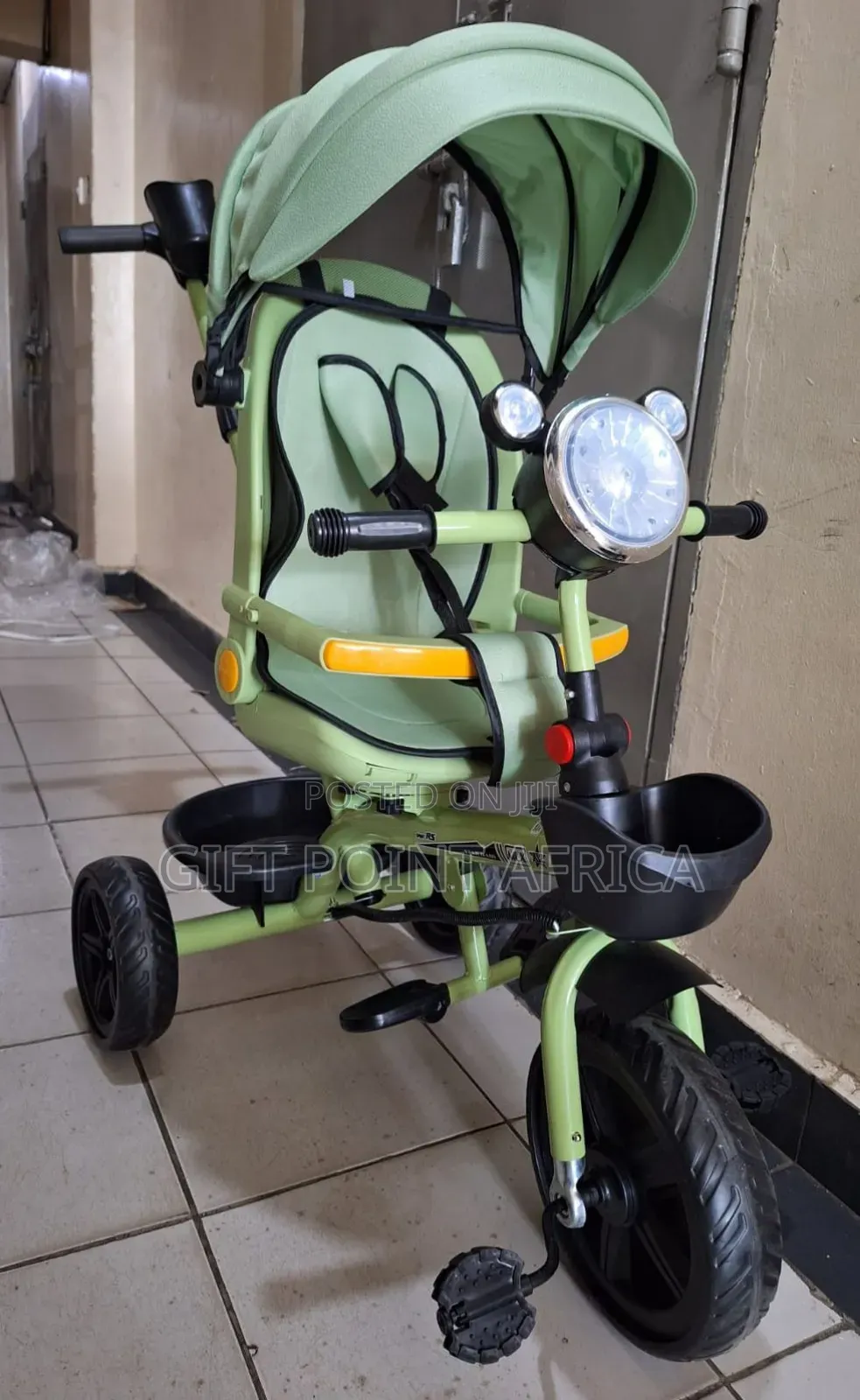 4in1 Baby Stroller Bike Rubber Tire Stroller Rotateable Baby Stroller