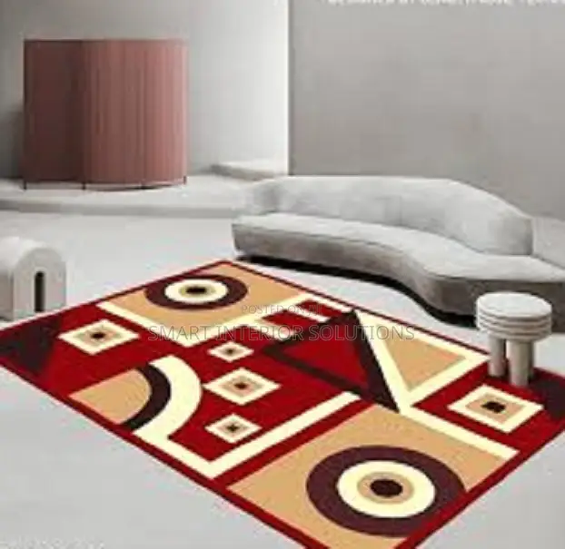Red 3d Carpet 5by8