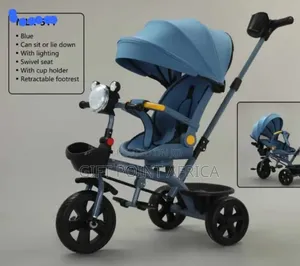 4in1 Baby Stroller Bike Rubber Tire Stroller Rotateable Baby Stroller