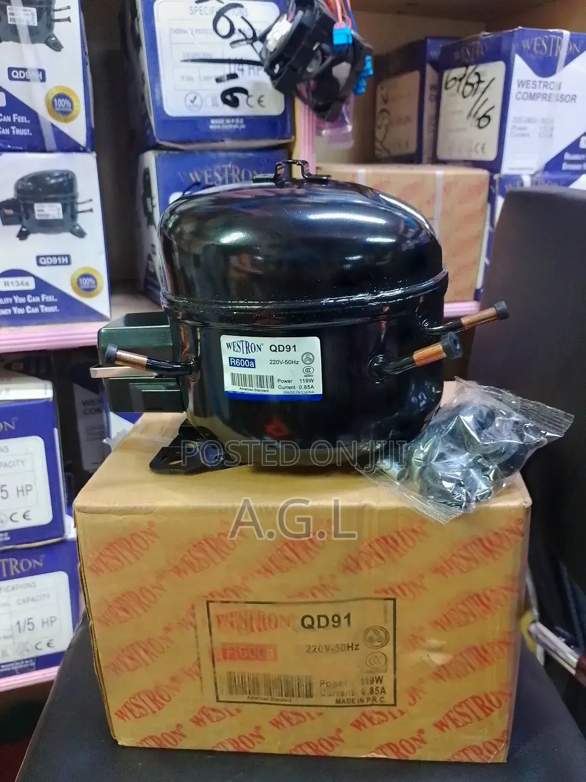Fridge Compressor 1/4hp Westron R600a