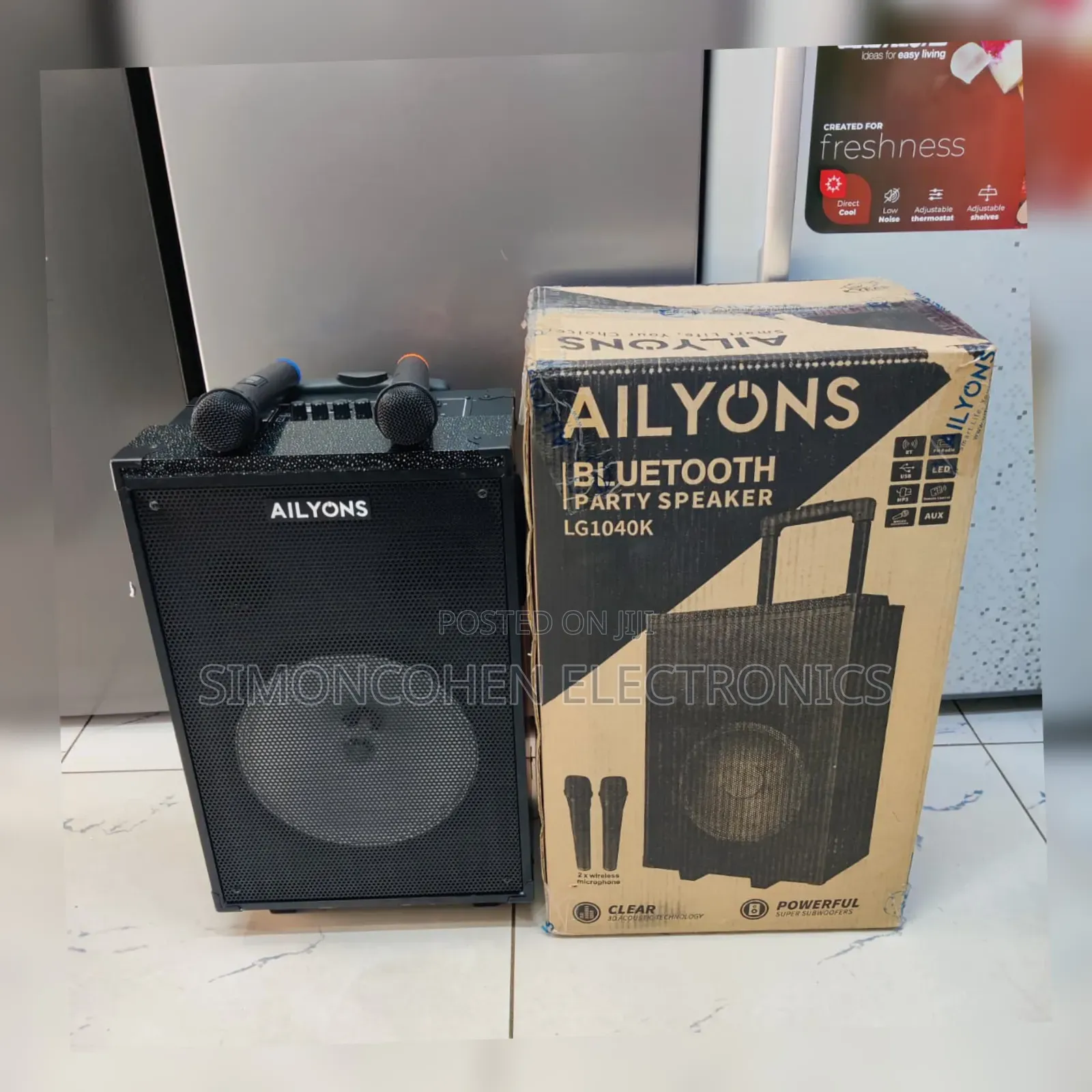 Ailyons Portable Party Speaker 10"