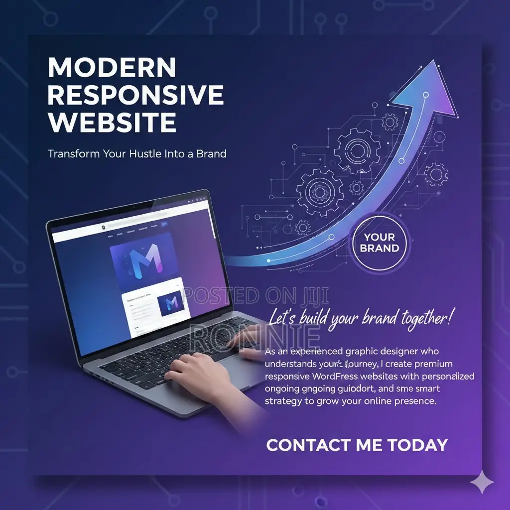 Modern Responsive Website Design: Transform Your Hustle Into a Brand