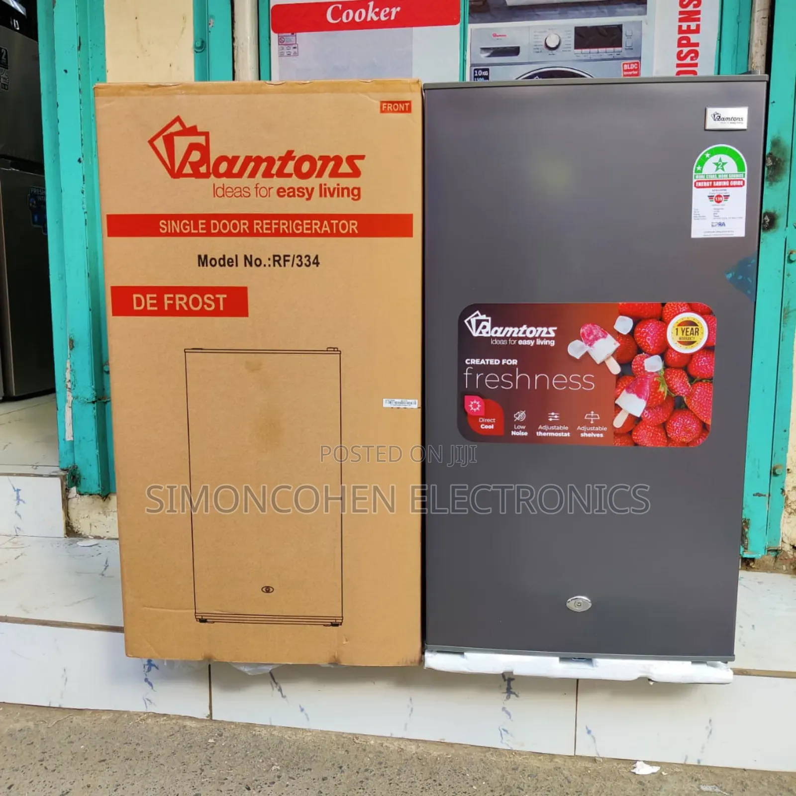 85l Ramtons Fridge Single Door