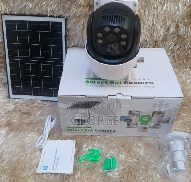 Single Lens 4g Solar Camera With Sim Card Slot 1080p PTZ
