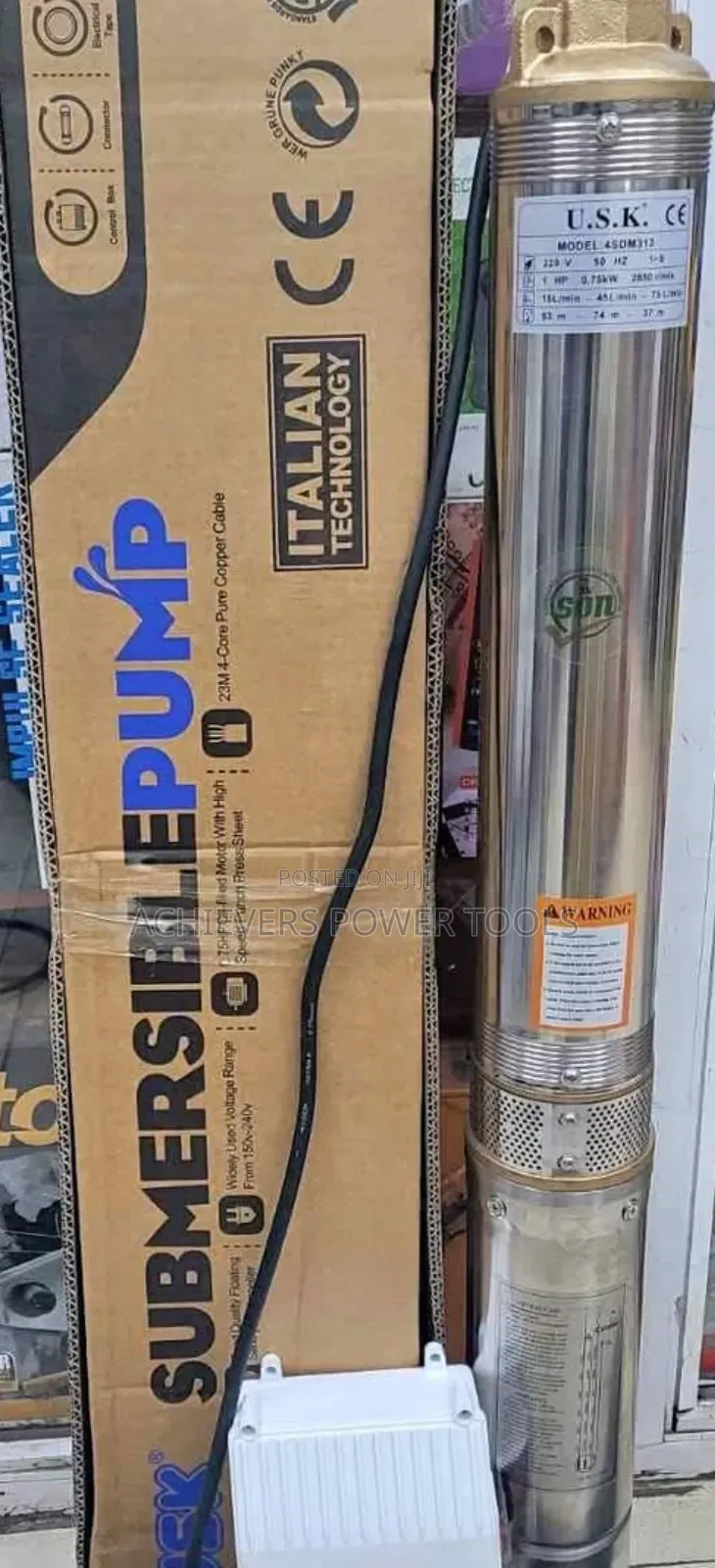 1hp Electric Submersible Water Pump