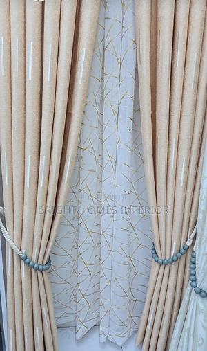 Beige or Cream Sitting Room Curtain Available