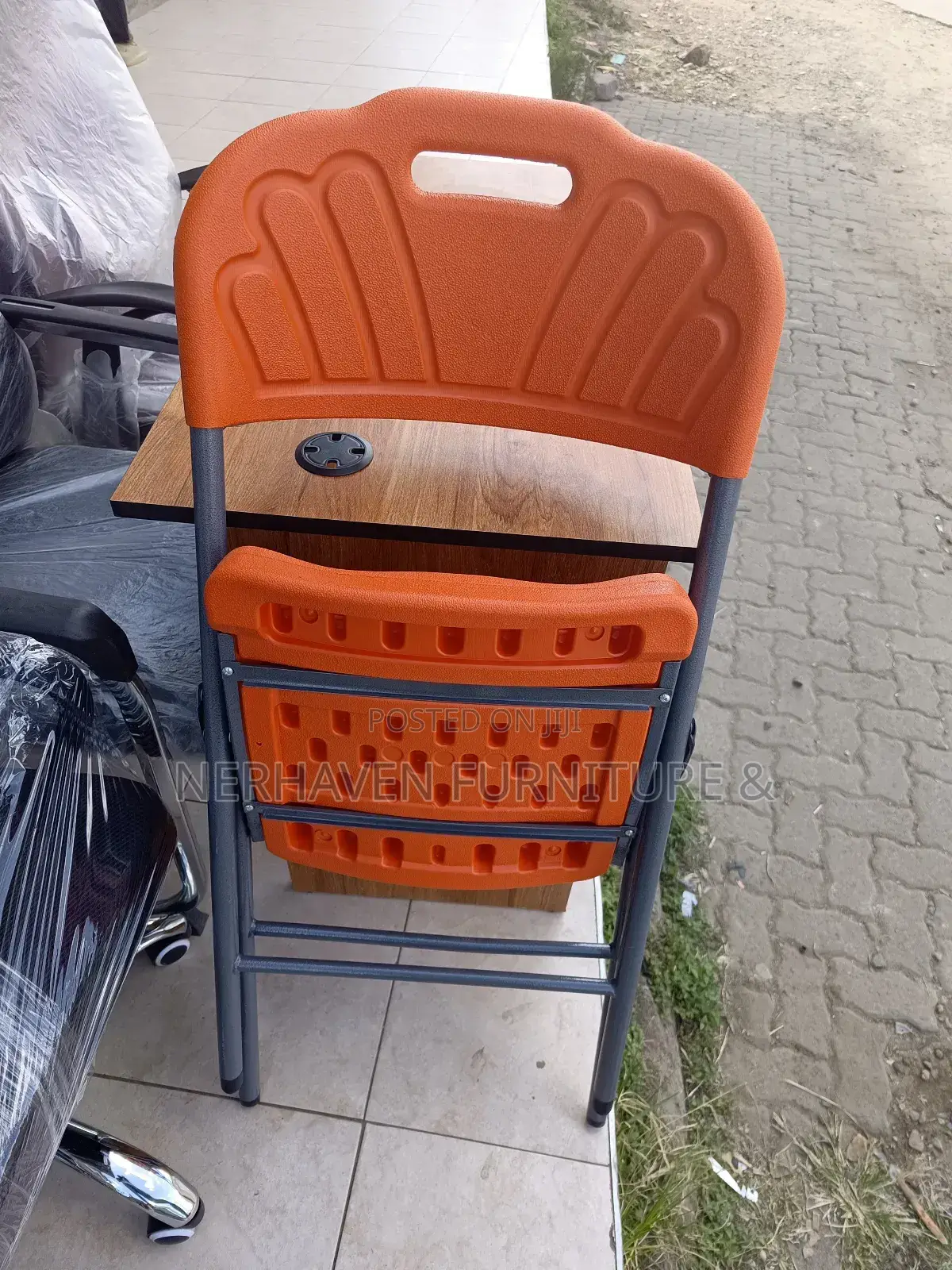 Orange Foldable Chair