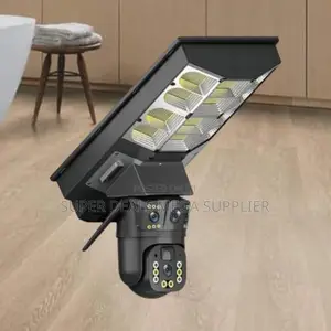 Motion Detection 4g PTZ Outdoor Home Security Camera Solar Streetlight