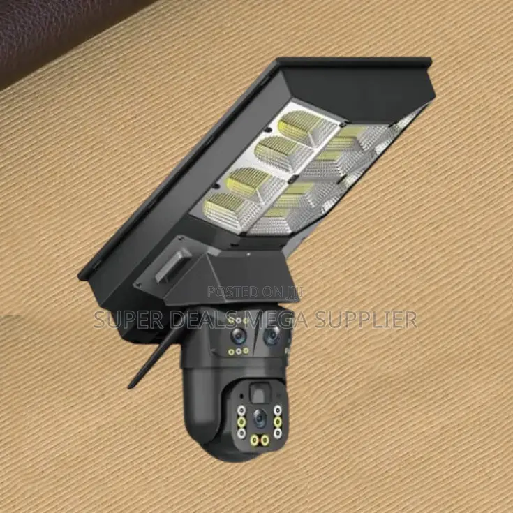 Smartphone App Control 4g PTZ Smart Security Camera Solar Street Light
