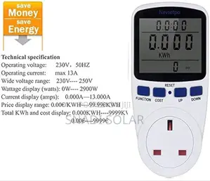 Energy Monitor Meter, Power Consumption Analyser