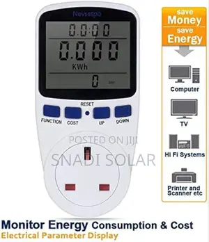 Energy Monitor Meter, Power Consumption Analyser