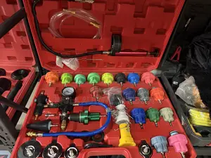 Heavy Duty Radiator Testing Toolset With All Accesories