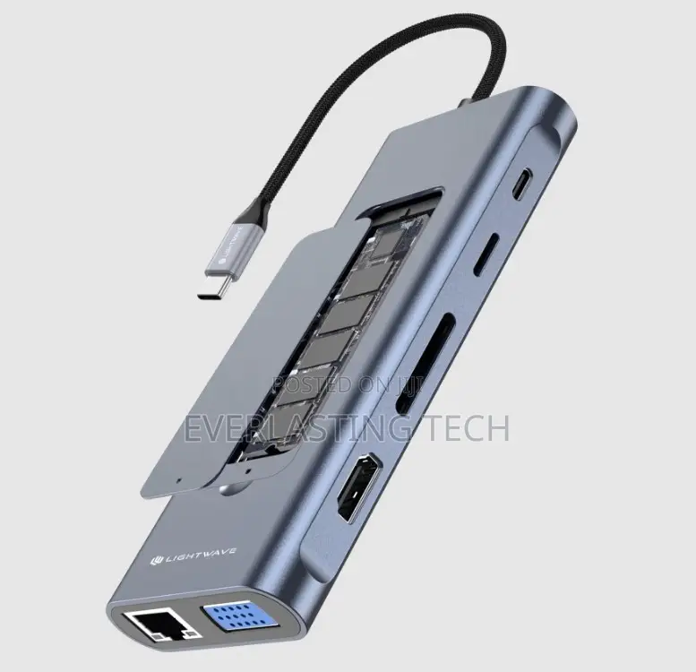 Lightwave Lw-M2 Nvme Usb-C 11 in 1 Docking Station