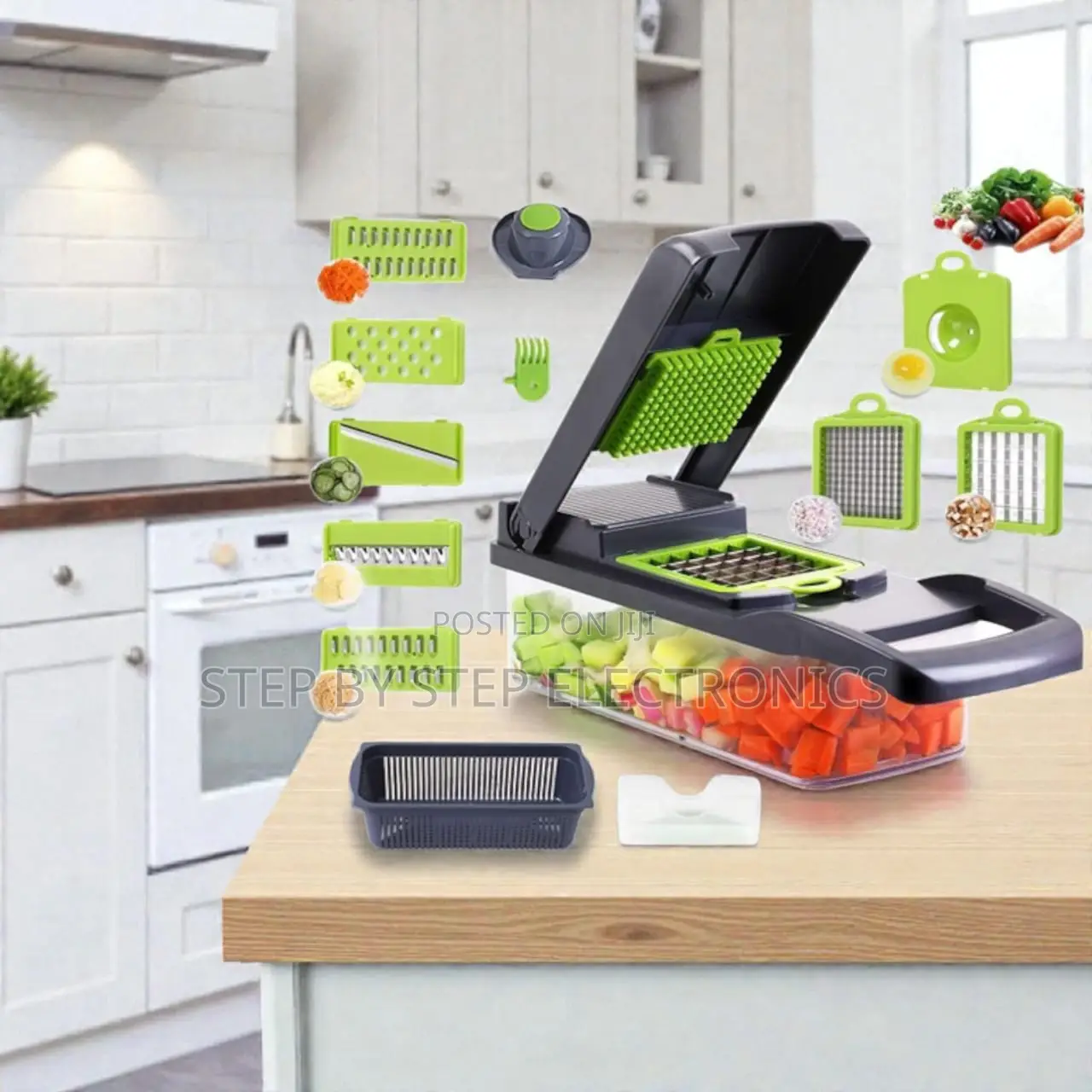 Best Quality Durable 16 in 1 Vegetable Slicer Chopper Cutter Set