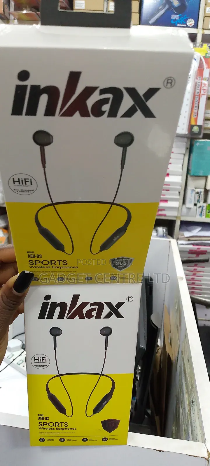 Inkax Necklace Wireless Earphones Original