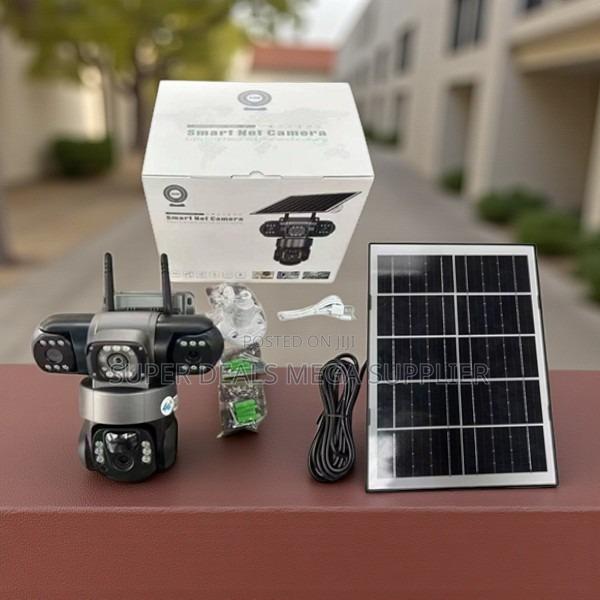 12mp V380 Pro 4g Triple Lens Outdoor Solar PTZ Camera All Weatherproof - main view
