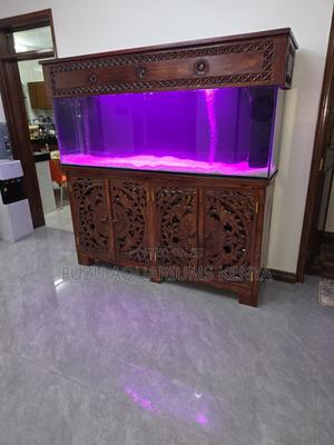 Solid Hardwood Aquarium – The Ultimate Statement Piece for Your Home - thumbnail 2