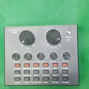 V8 Usb Sound Card For Smartphone And Pc Recording