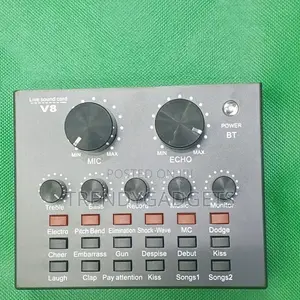 V8 Usb Sound Card For Smartphone And Pc Recording