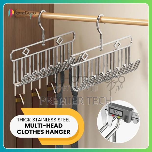 Rotating Stainless Steel 8 Hook Hanger