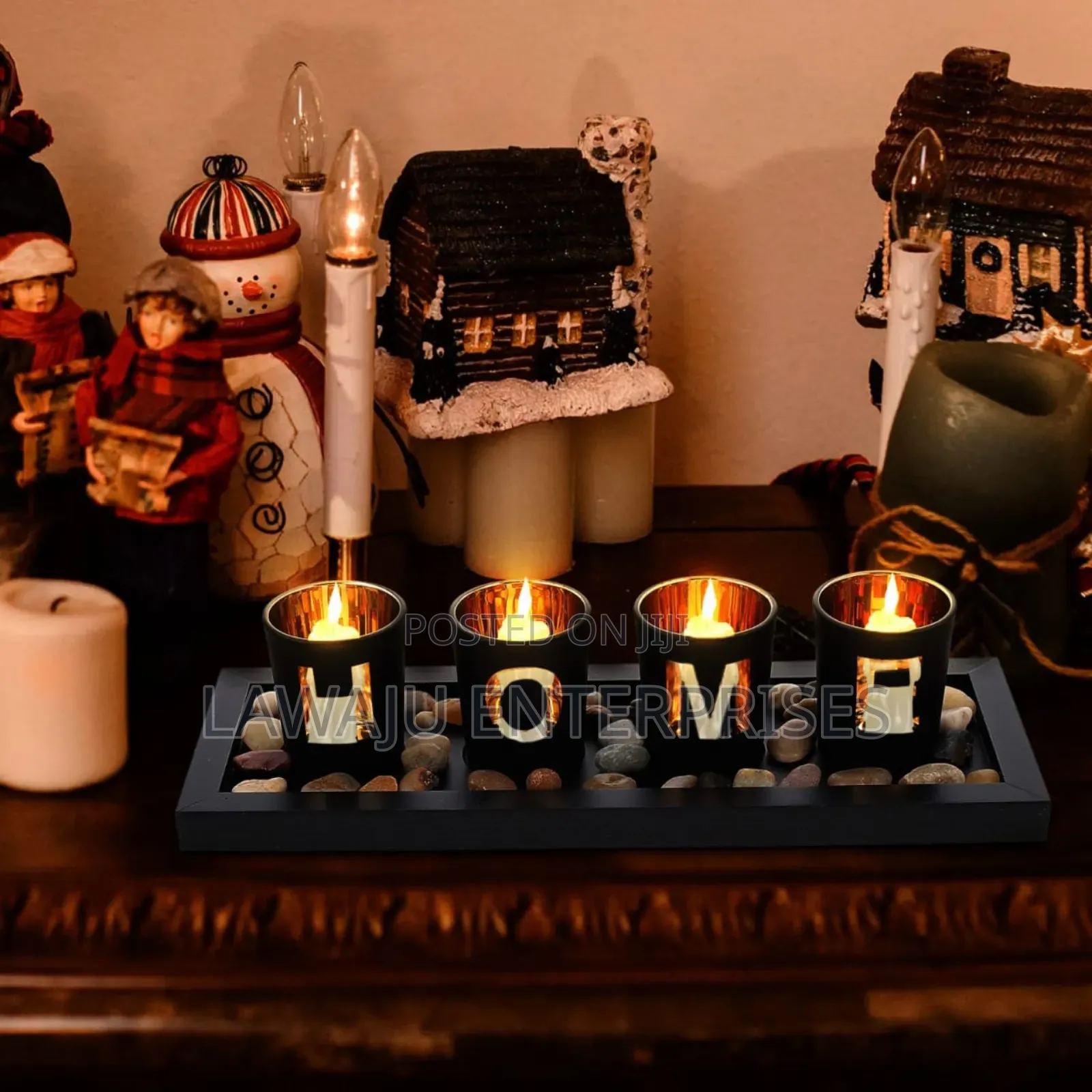 Glass Candle Holders