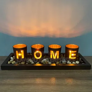 Glass Candle Holders