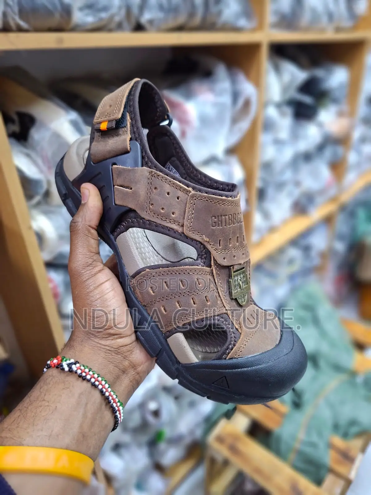 New Durable Real Leather Sandals