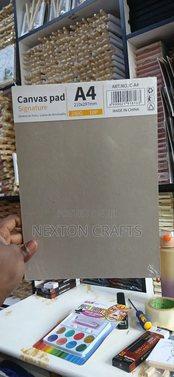 Canvas Pad Signature A4 10 Pages