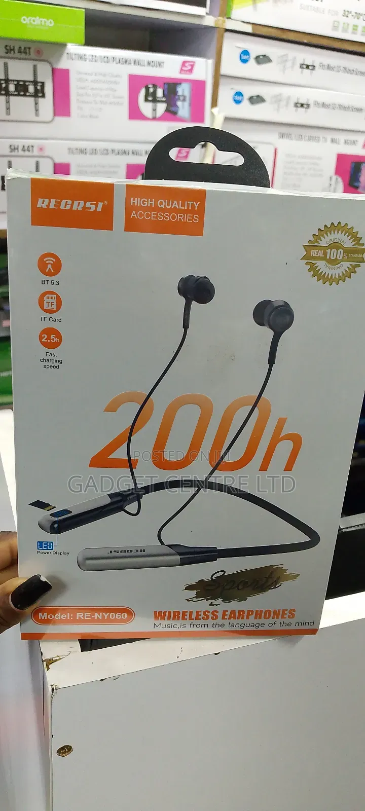 Necklace Recrsi Wireless Earphones Original