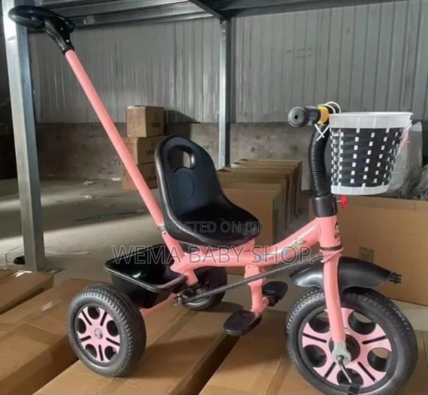Kids Tricycle With Handle - thumbnail 4